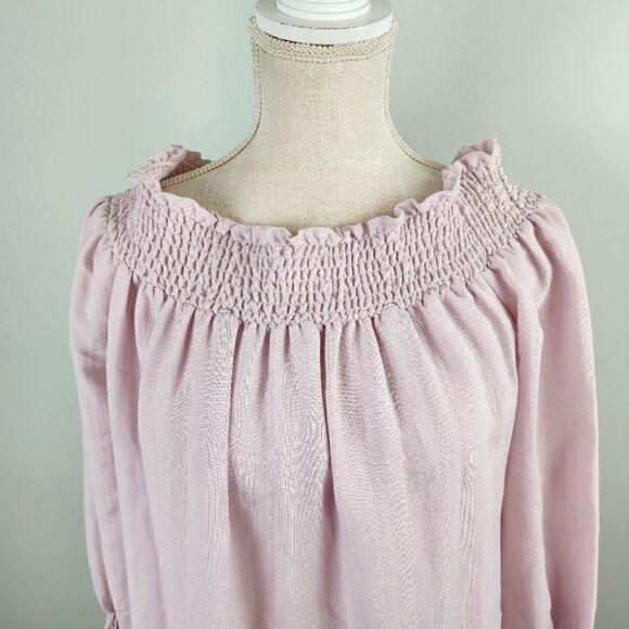 Ark NC Off Shoulder Midi  Dress Lavender Size Large - Picture 1 of 11